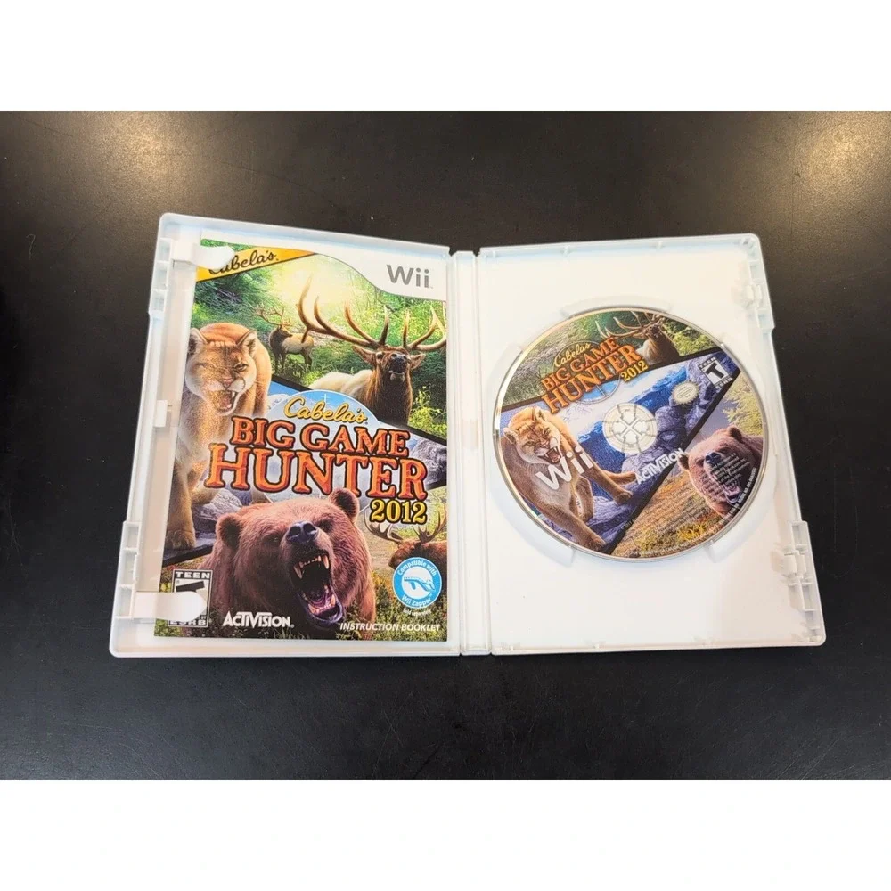 Cabela's Big Game Hunter 2012 Nintendo Wii Complete With Manual